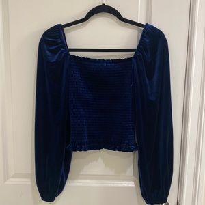 Dark blue blouse